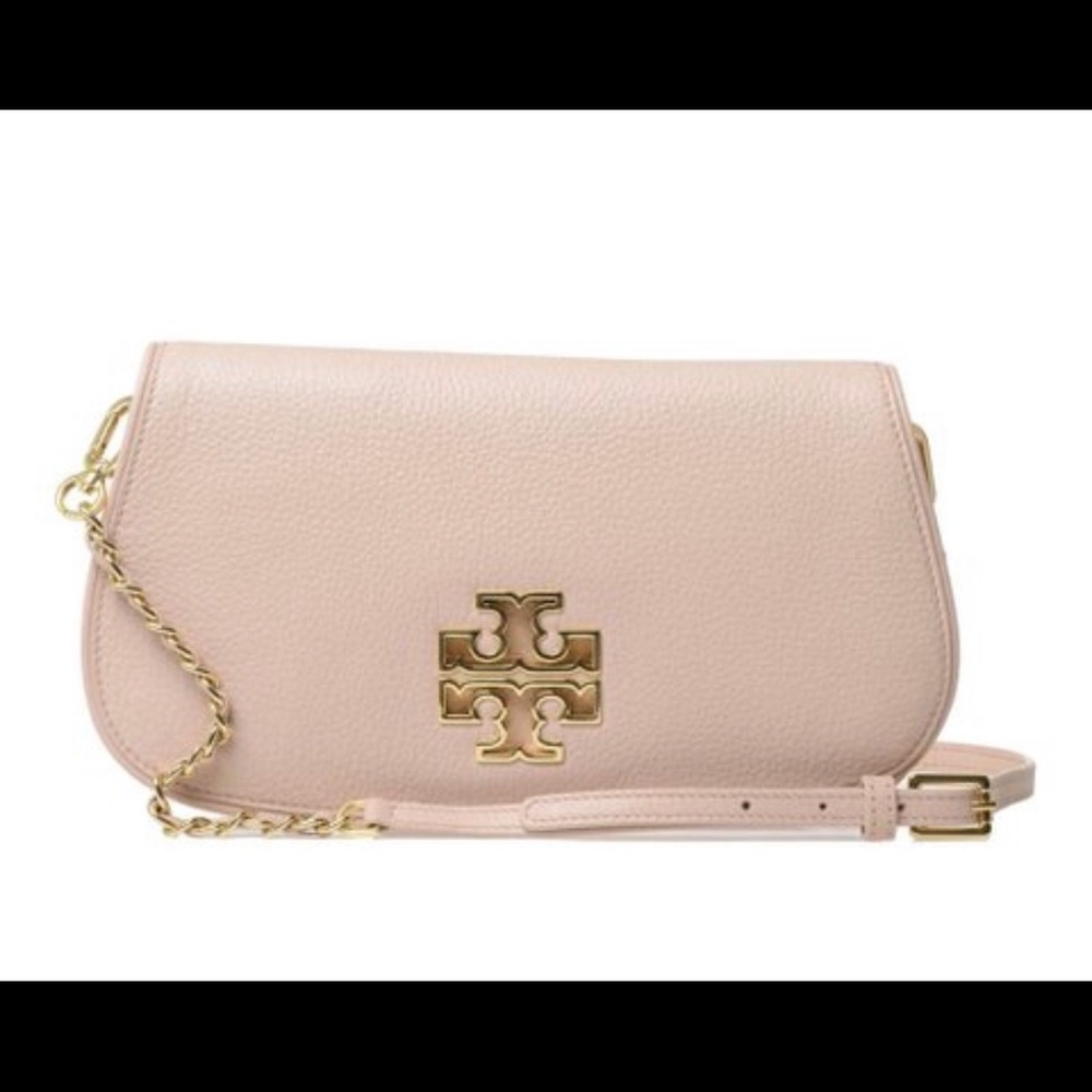 Tory Burch ‘Britten’ Leather Convertible Clutch